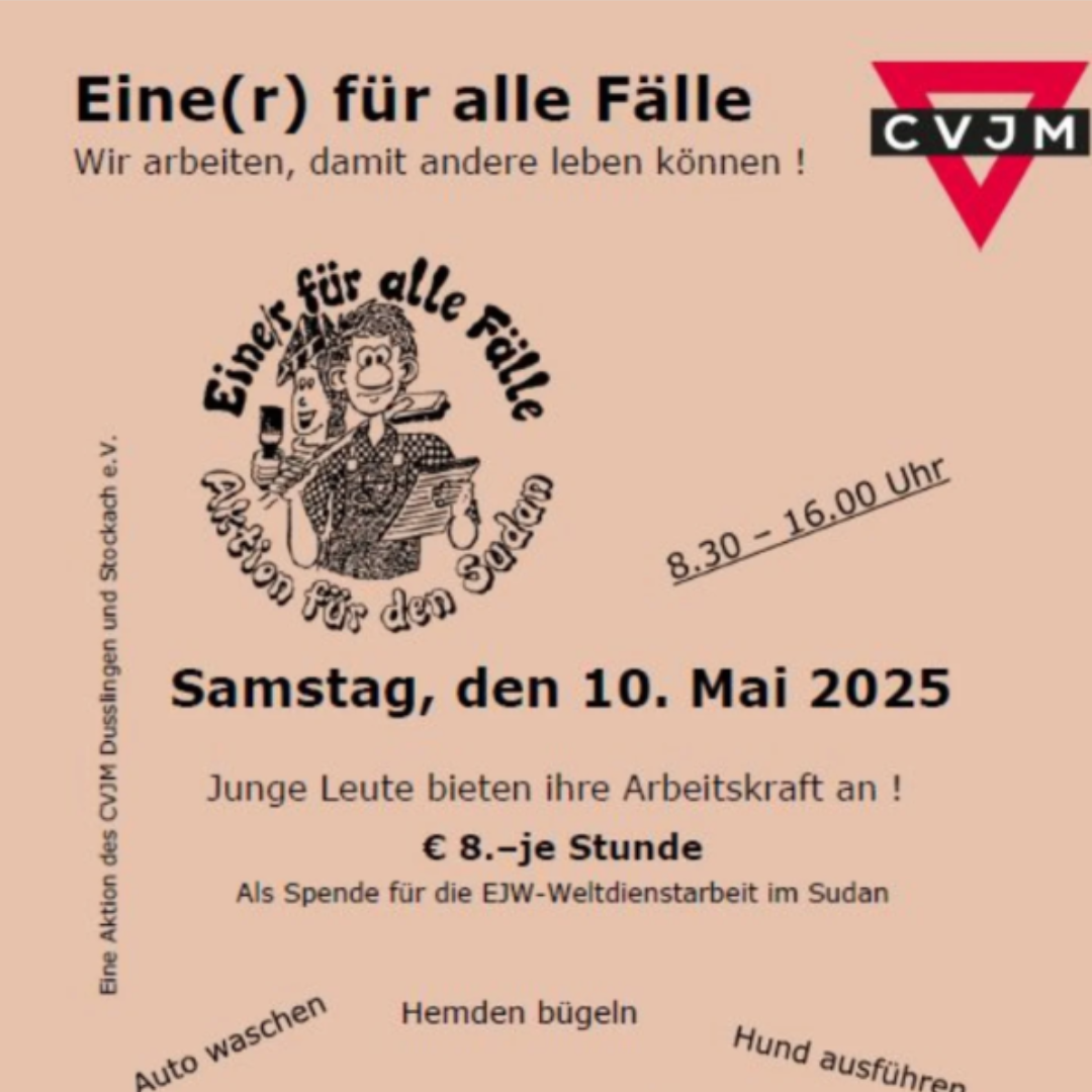 Einer für alle Fälle am 10. Mai