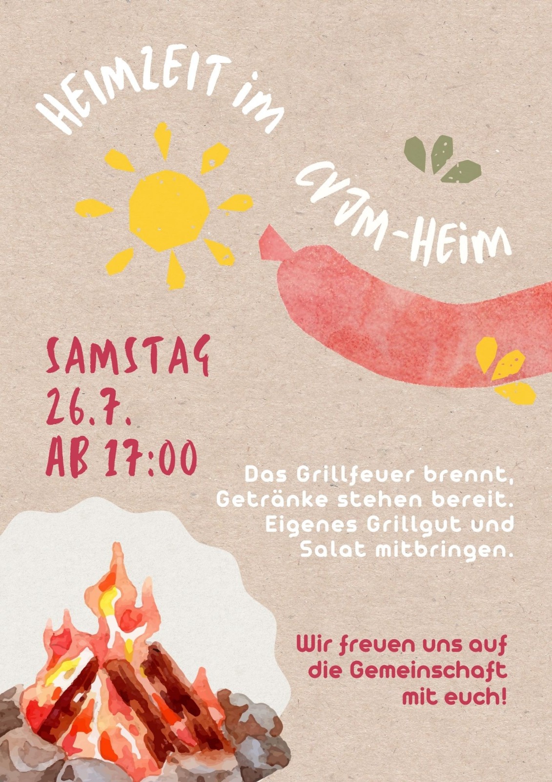 Heimzeit am 26. Juli