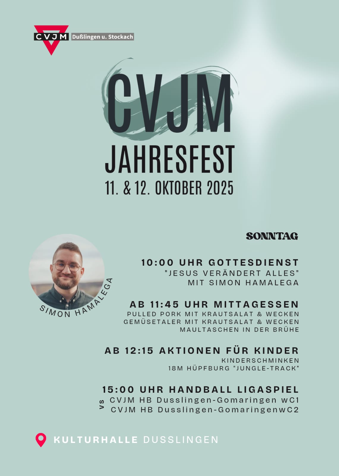 CVJM Jahresfest am 11. & 12. Oktober