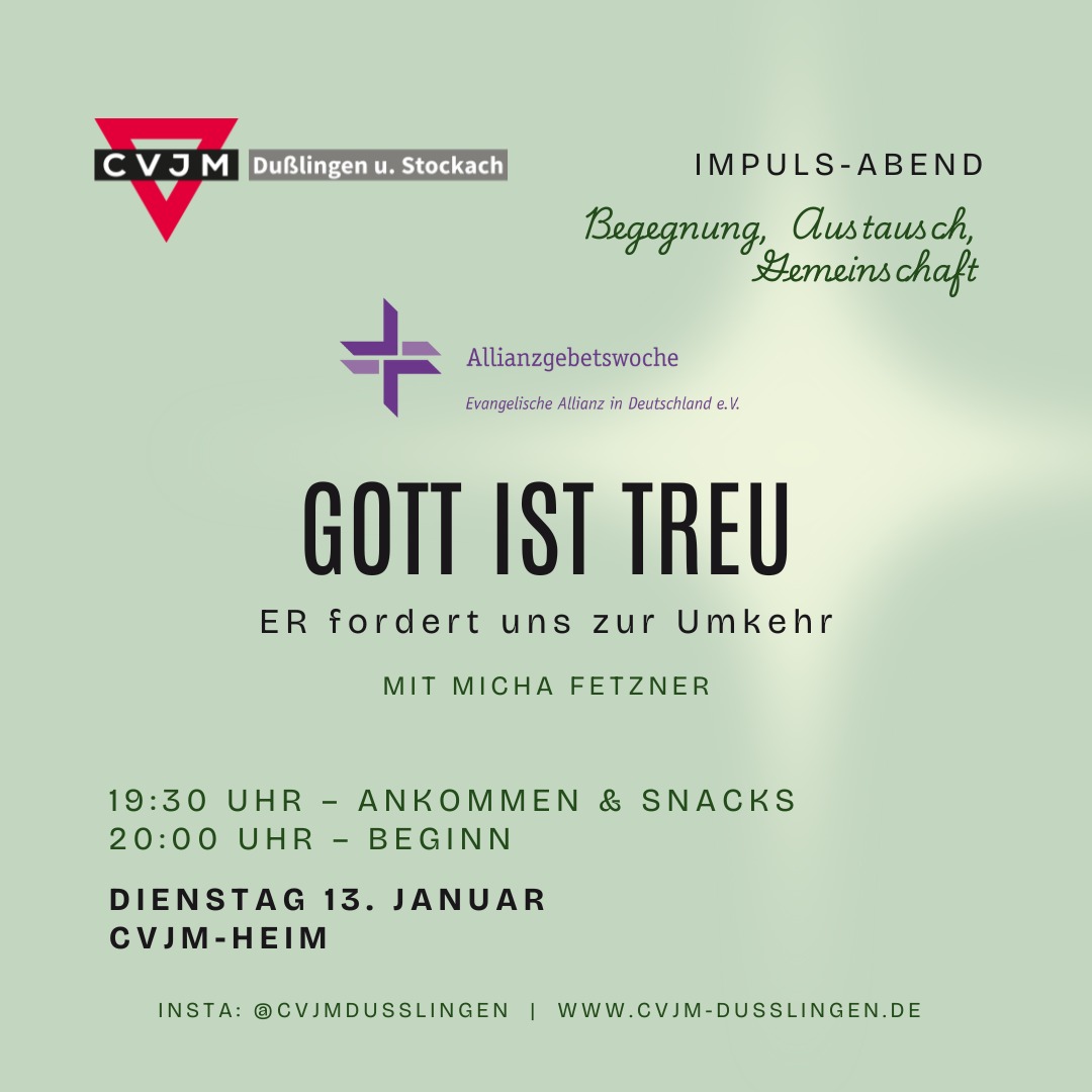 Allianzgebetwoche am 13. Januar