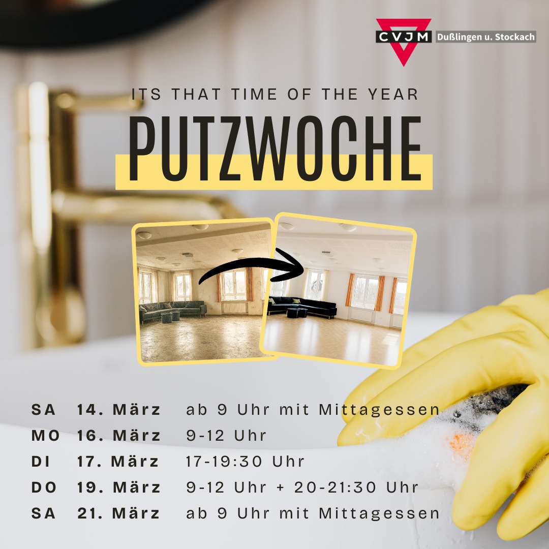 Putzwoche 14.-21. März